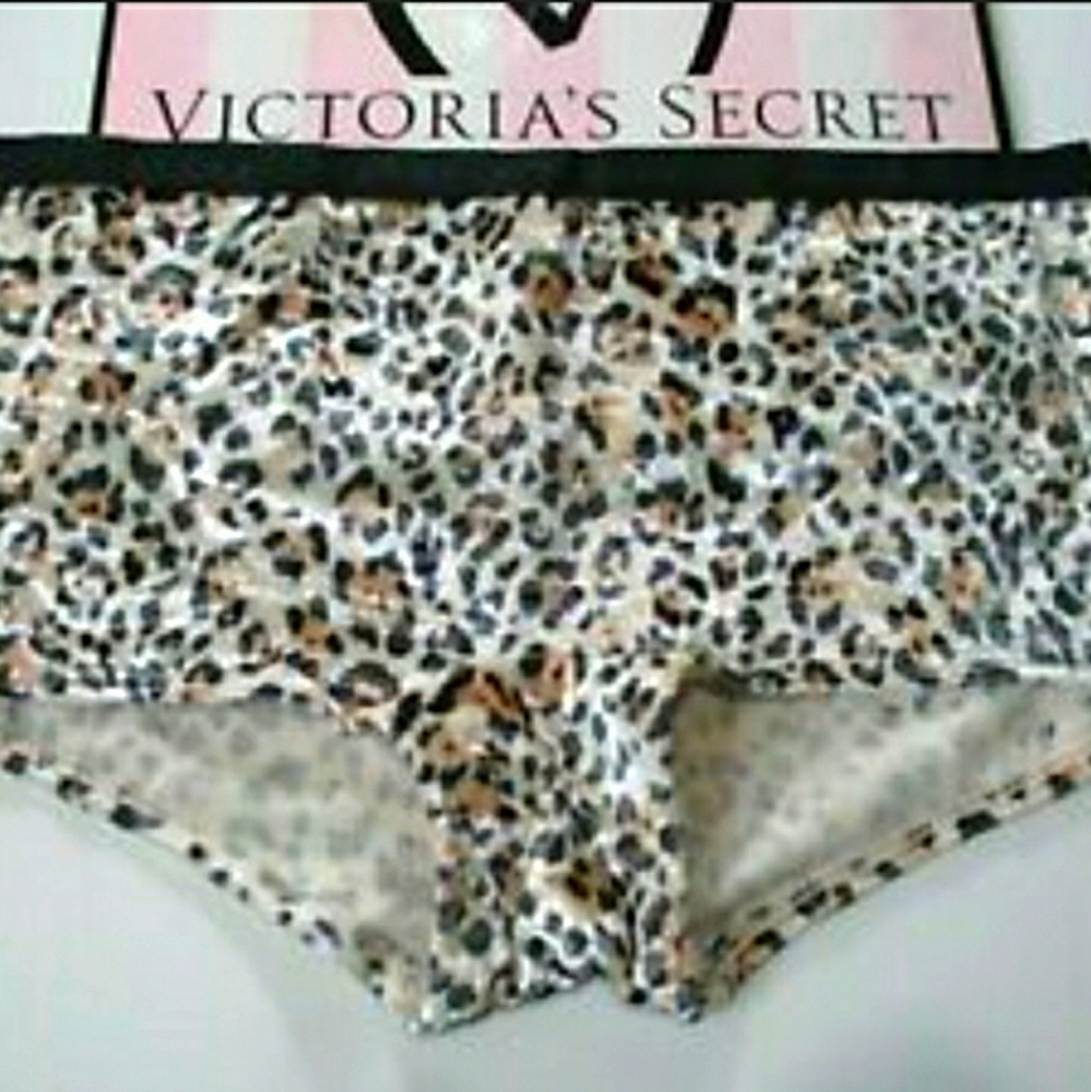 🖤🐆🤎 NWT Victoria Secret Leopard Crushed Velvet Shorty Boyshort